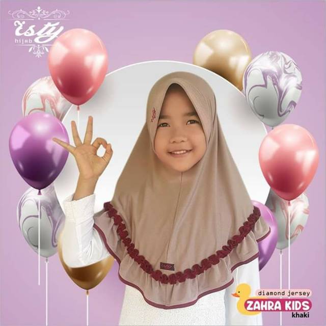 Zahra kids original by isty hijab