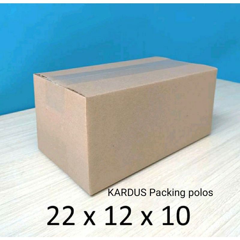 

KARDUS PACKING POLOS TEBAL 22x12x10cm | PACKAGING | BOX PACK