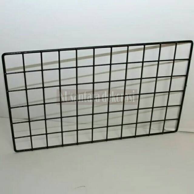 HIJANG PUTIH GRID WIRE MESH / HIASAN DINDING PAJANG PUTIH original