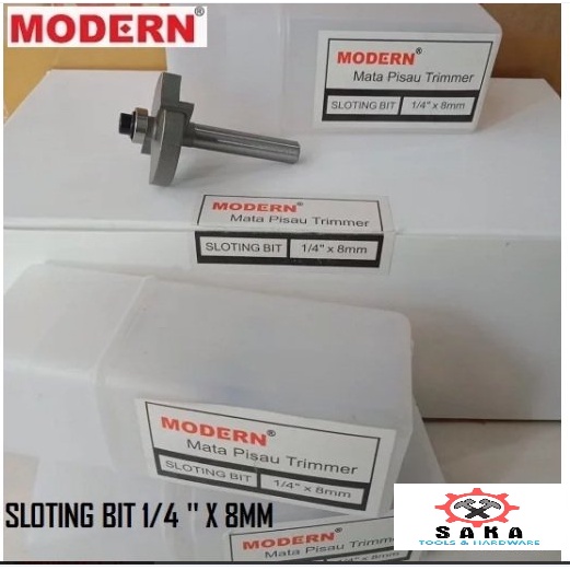 Mata Profil Modern Mata profil Sloting Bit Mata Trimmer Router Lubang Panel Kayu Kaca Pintu Jendela 
