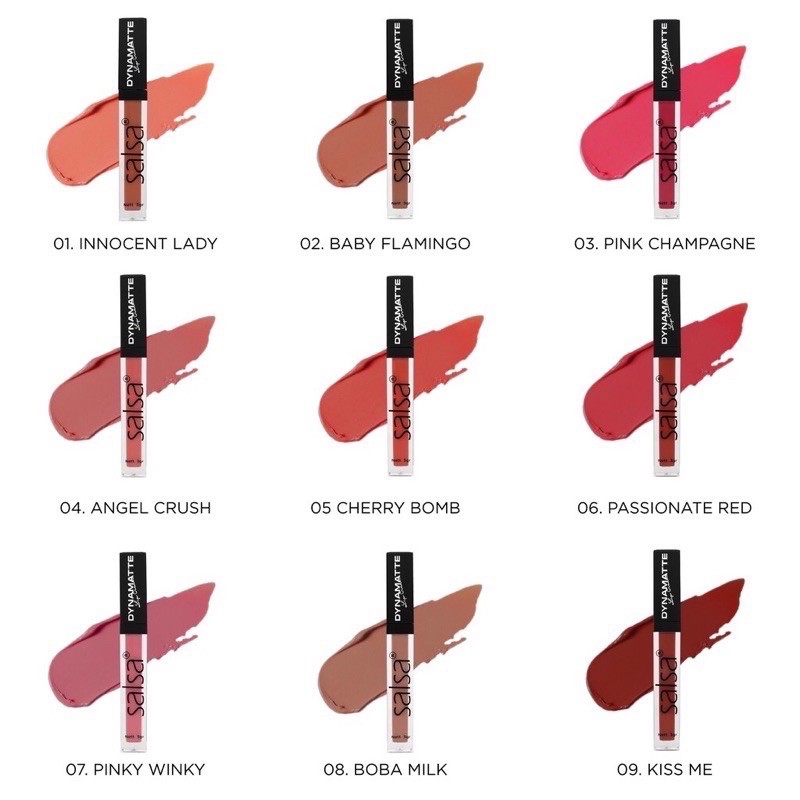 *ck.ox* salsa lip matte -- salsa dynamite matte lip cream -- salsa lipcream matte