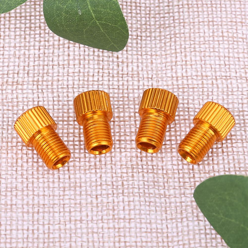 MOJITO LitterPrince 4pcs Presta to Shrader Bicycle Road Bike Valve Adapters Converters