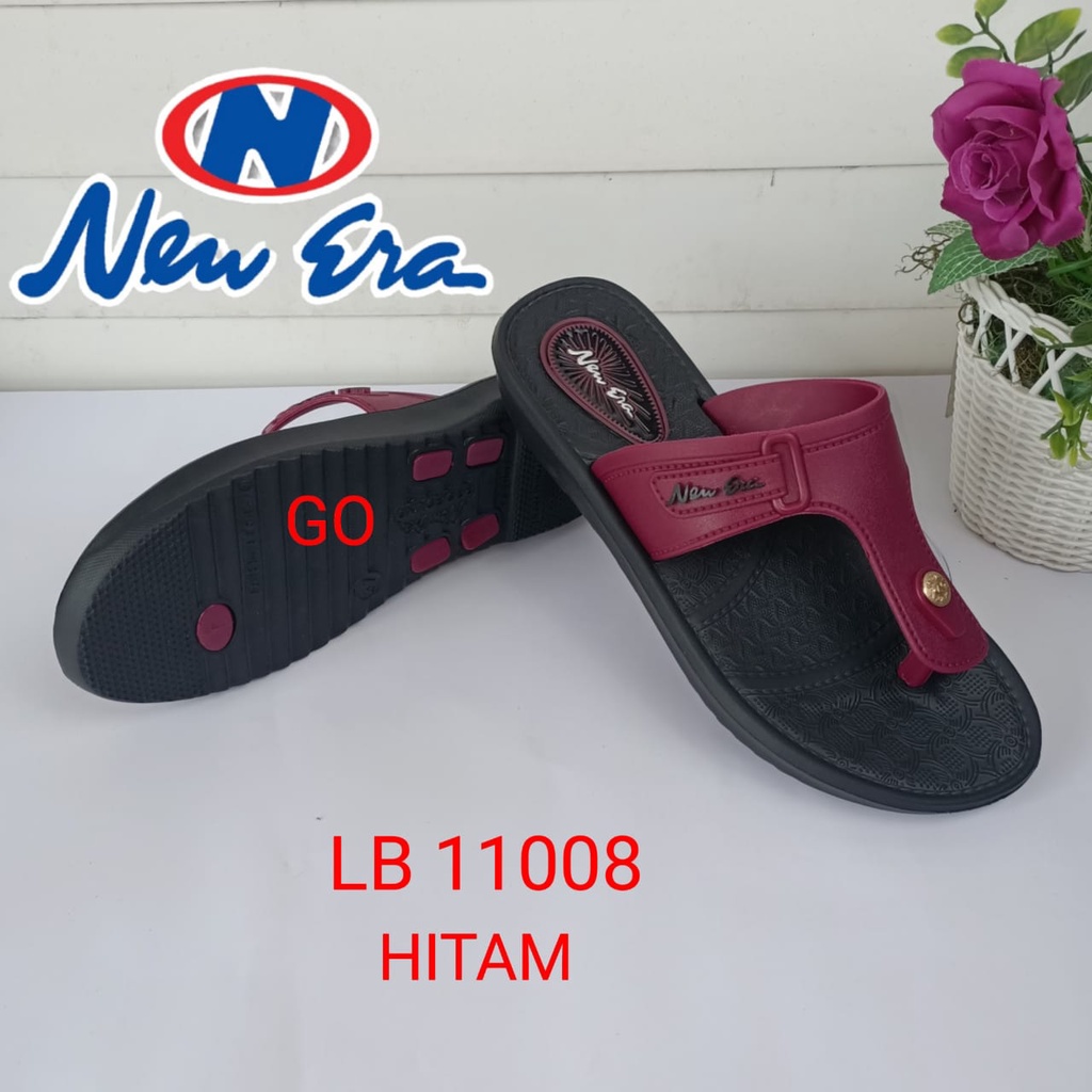 sogo NEW ERA LB E 11008 Sandal Japit Cewek Berkualitas Sandal Karet Wanita Slop Sandal Slop Jelly Terbaru