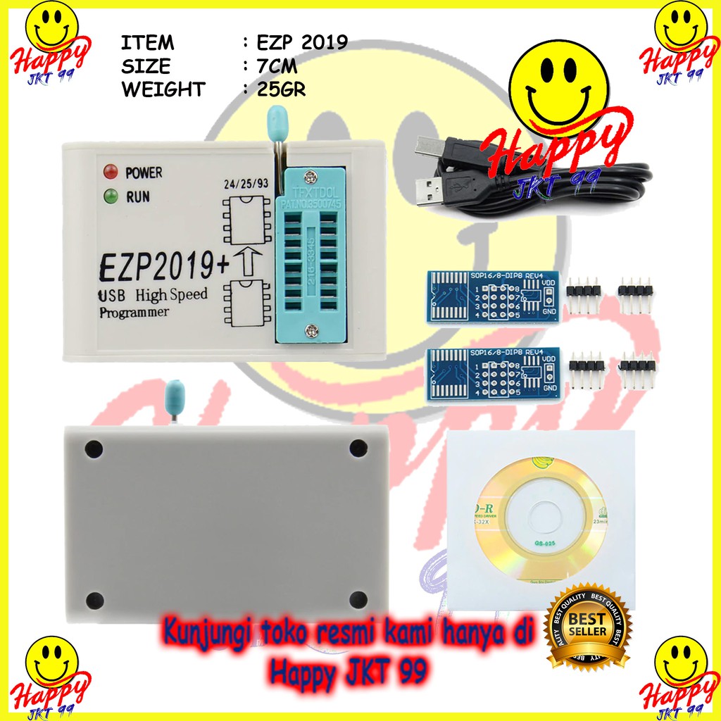 [ HAPPY JKT 99 ] EZP2019 EZP 2019 FLASH BIOS ALAT FLASH PROGRAMMER