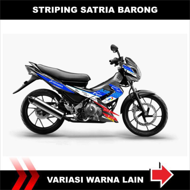 STICKER LIST BODY MOTOR SATRIA FU BARONG MANDALIKA