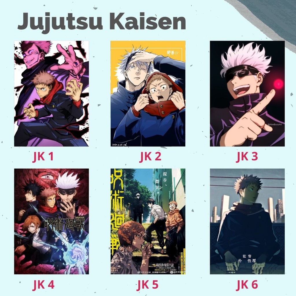 POSTER ANIME #2 (12 Free 1) - POSTER DINDING - ART PAPER-7