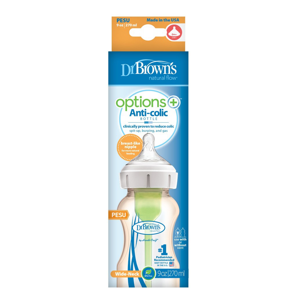 Dr Brown's Options + Anti Colic 270 ML Pesu