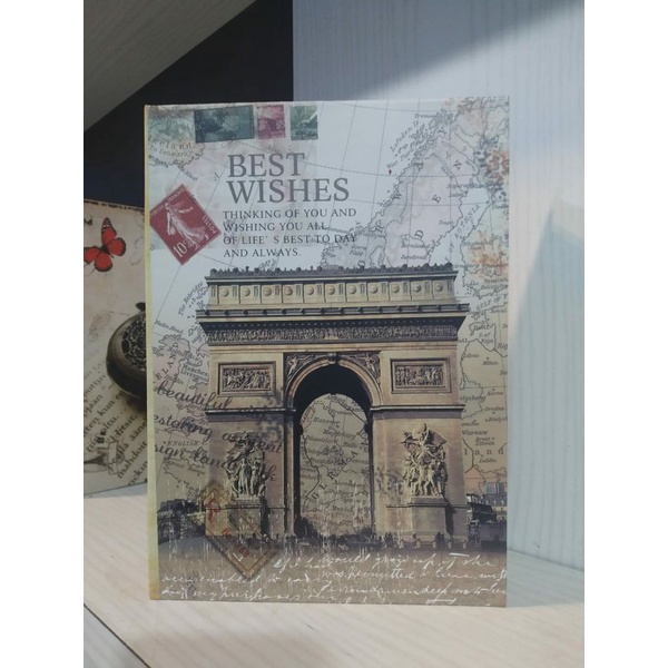 Buku palsu dummy books buat pajangan "BEDT WISHES"