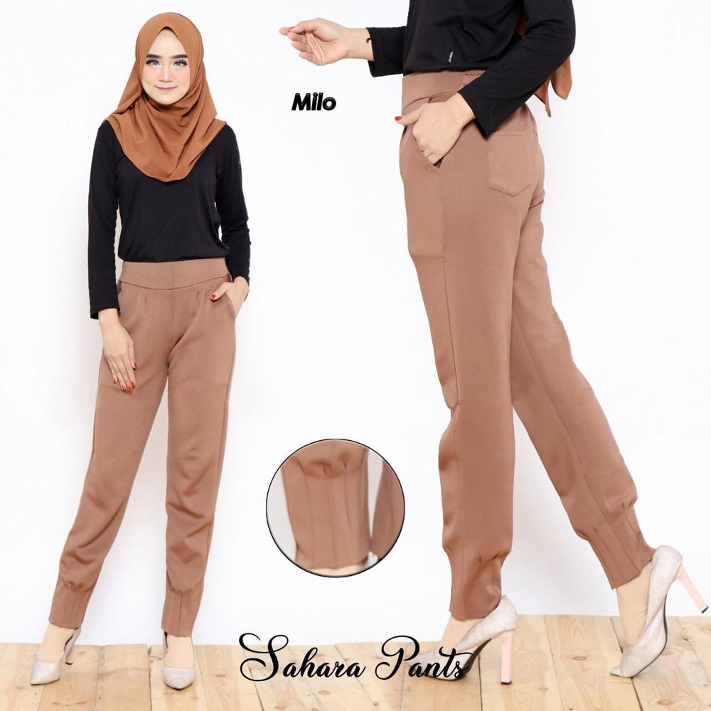 BIGCLO - (COD) LP 70-90cm Celana Panjang Jumbo Sahara Pants Bigsize