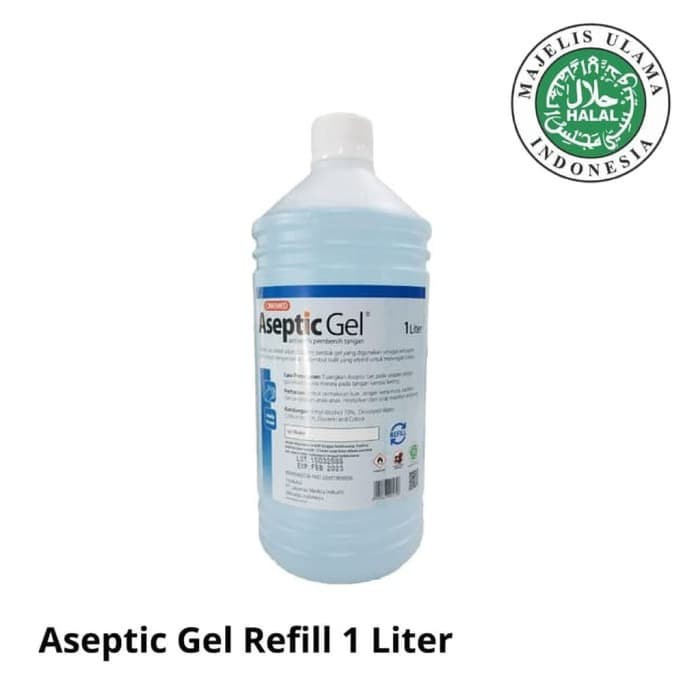 

ASEPTIC GEL 1 LITER REFILL one med + buuble wrap