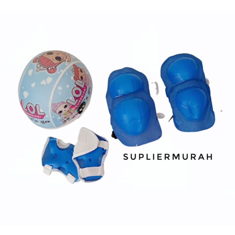 set helm deker anak dan dewasa helm dan pelindung