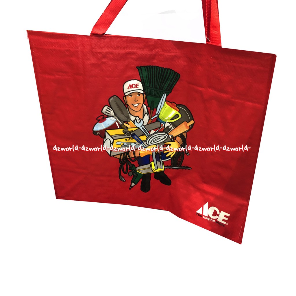 Ace Goodie Bag Kantong Daur Ulang Besar ACE Hardware Merah