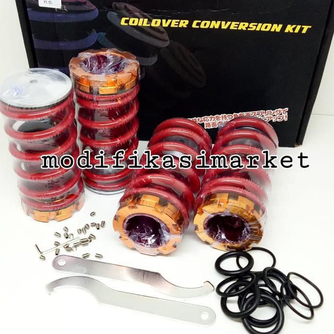 COILOVER LOWERING SPRING KIT PER ADJUSTABLE CIVIC GENIO EG EK EF Termurah