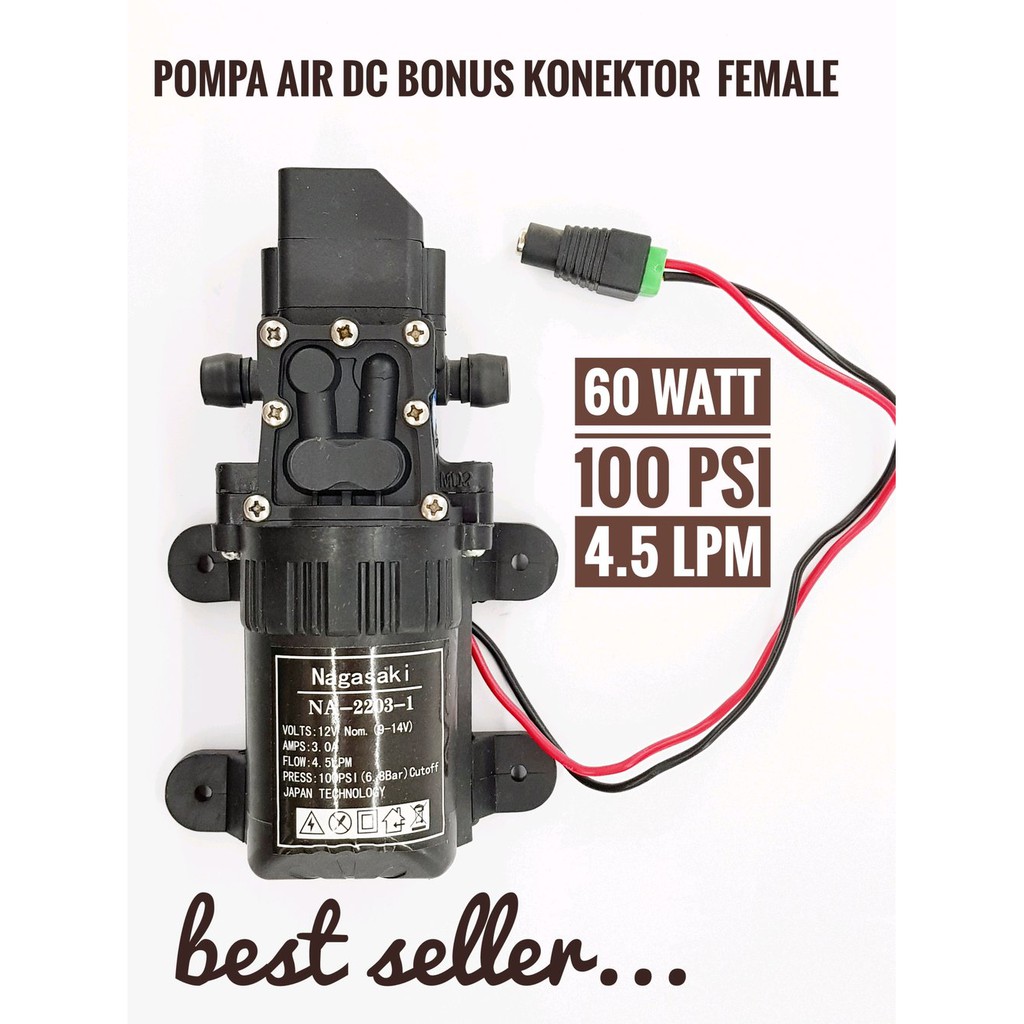 DINAMO POMPA AIR DC NAGASAKI 12volt Dc Diskon