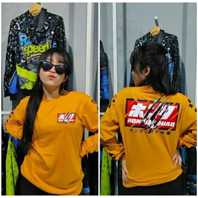 (COD) KAOS HONDA SQUAD PANJANG ORIGINAL