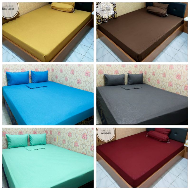 Sprei Embos 160x200 Tinggi 35 cm