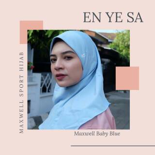 EN YE SA Hijab Sport MAXWELL ” BABY BLUE ”