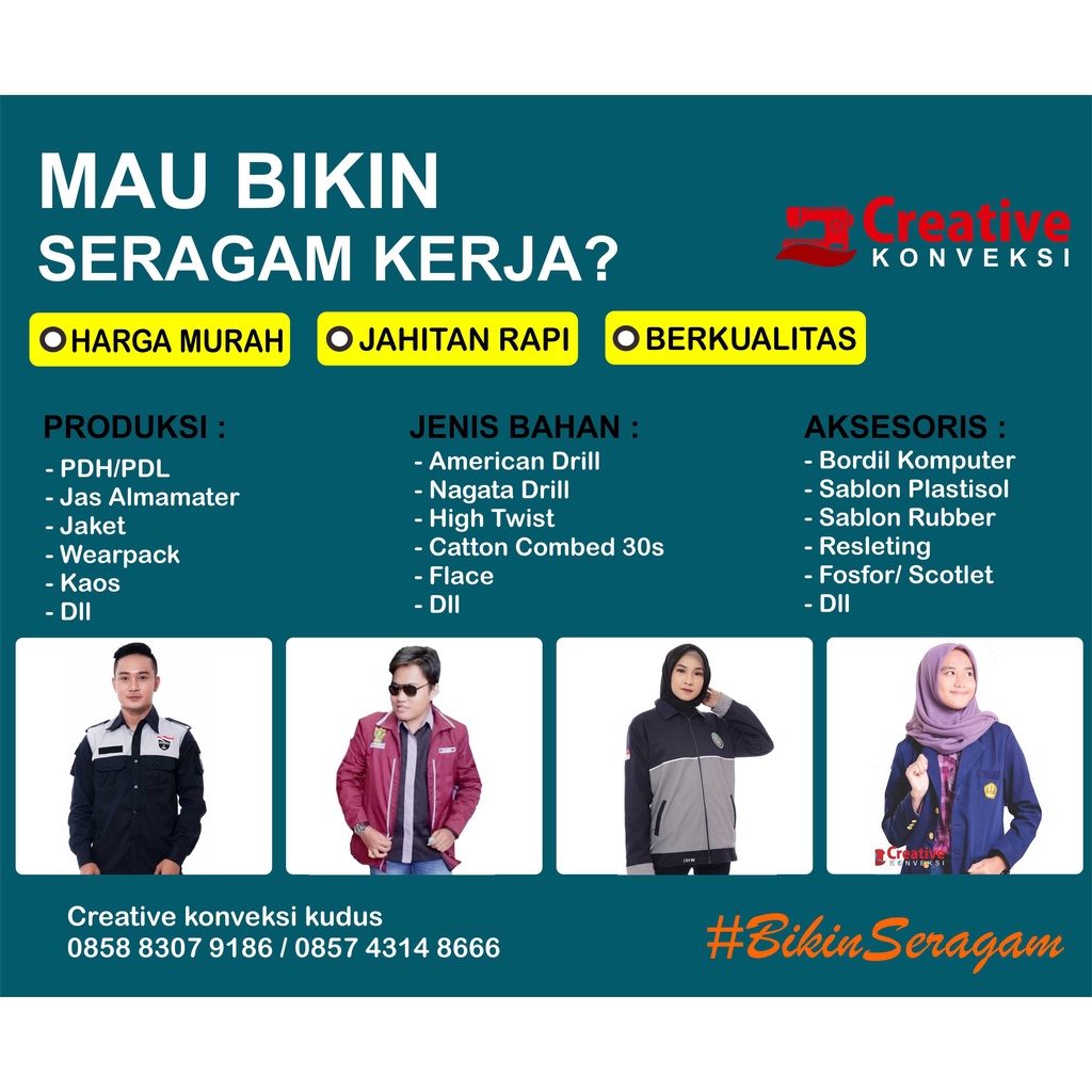 DESIGN GRATISS!!!!! BUAT SERAGAM SEKOLAH TERMURAH | JAS ALMAMATER | JAKET | BAJU KOMUNITAS | KEMEJA KEREN