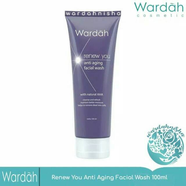 Wardah Renew You Anti Aging Facial Wash / Anti Aging Wardah / Facial Wash Wardah