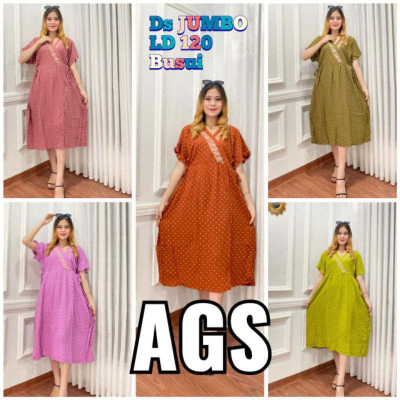 Daster Kimono Jumbo / Daster Kimono Tile Motif Polka