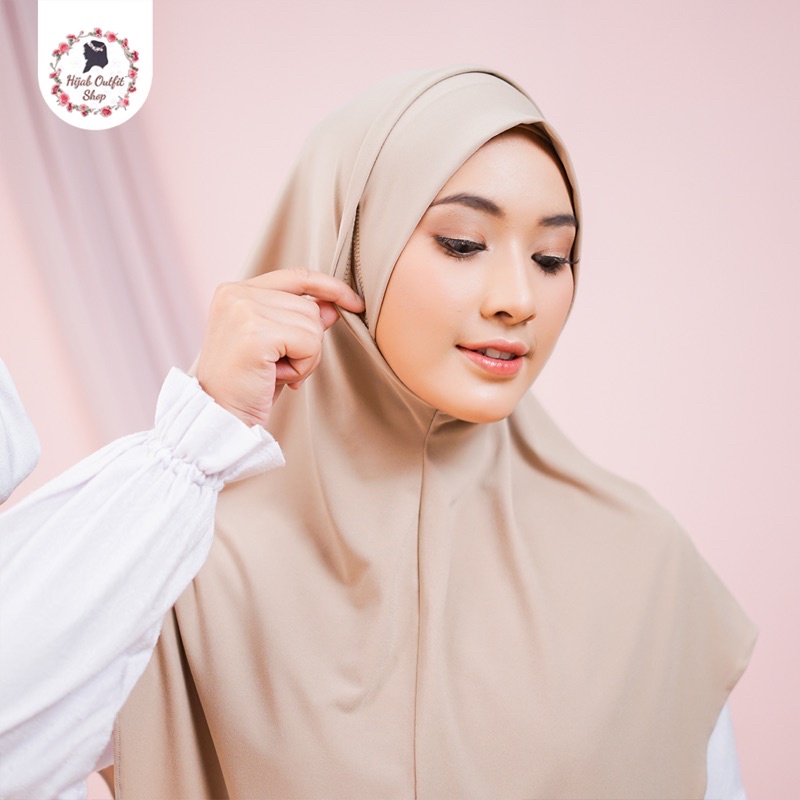 Bergo Kamila / bergo jersey couple anak dan dewasa