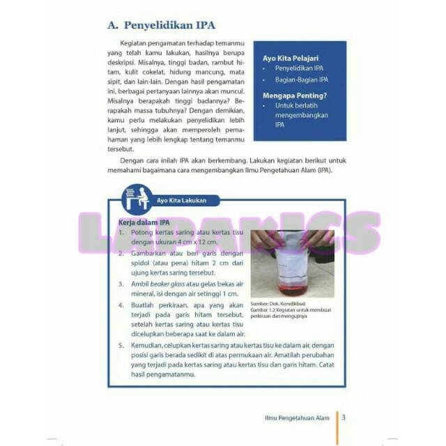 Buku IPA Ilmu Pengetahuan Alam Kelas 7 SMP Kurikulum 2013 Revisi 2017-2018 Kurtilas-4