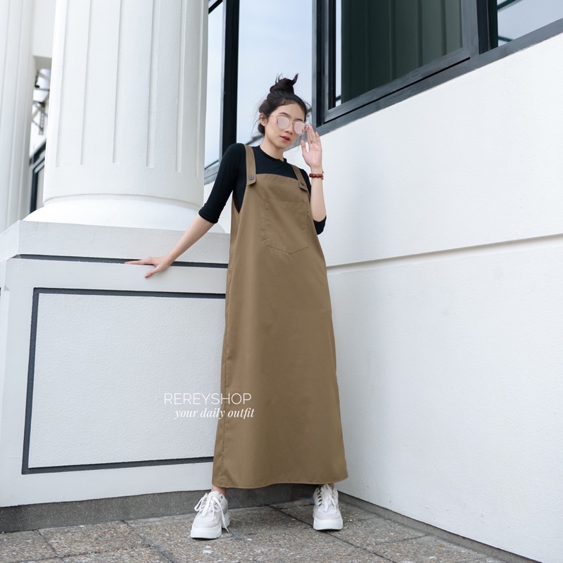 Anya Overall Bahan Drill Tebal by Rereyshop