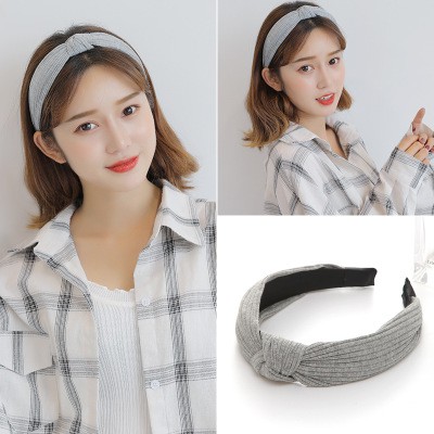 Bando Cantik Wanita Model Simpul Original Aksesoris Rambut Headband Korean Version