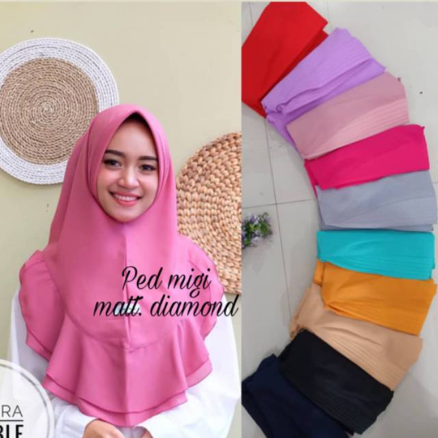 Hijab instan ped migi jilbab instan