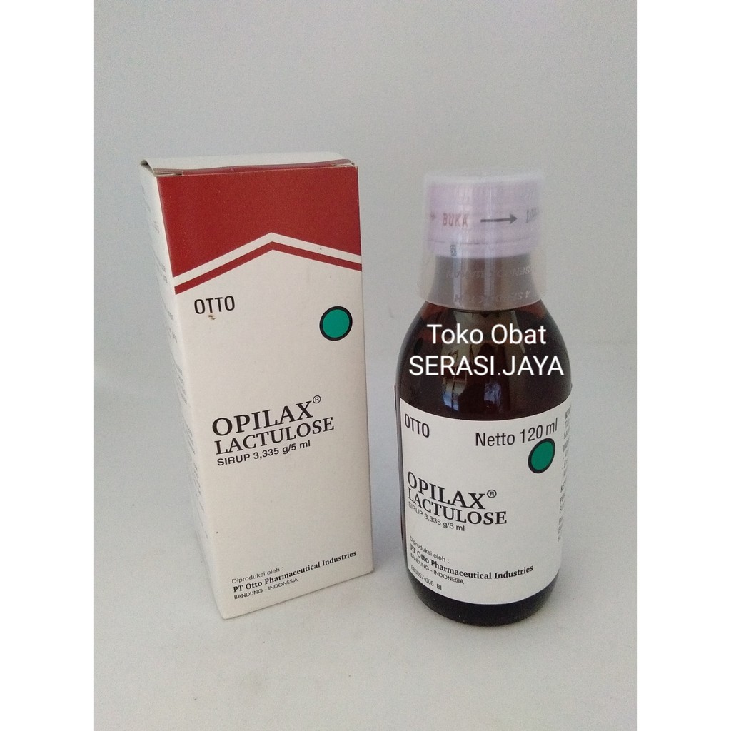 Opilax Lactulose Syrup 120ml Mengatasi sembelit Kesehatan Pencernaan