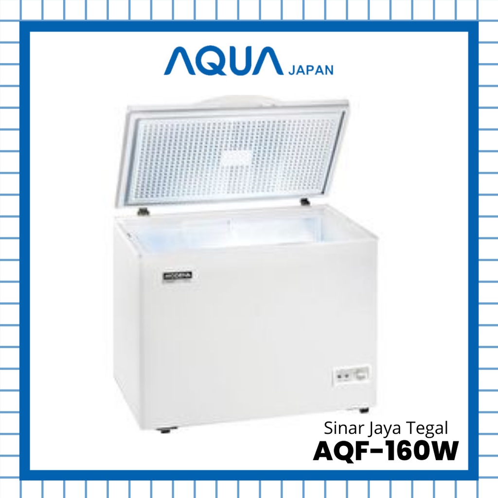 CHEST FREEZER AQUA AQF-160W 160 LITER - White