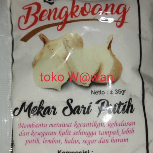 Lulur bengkoang mekar sari putih