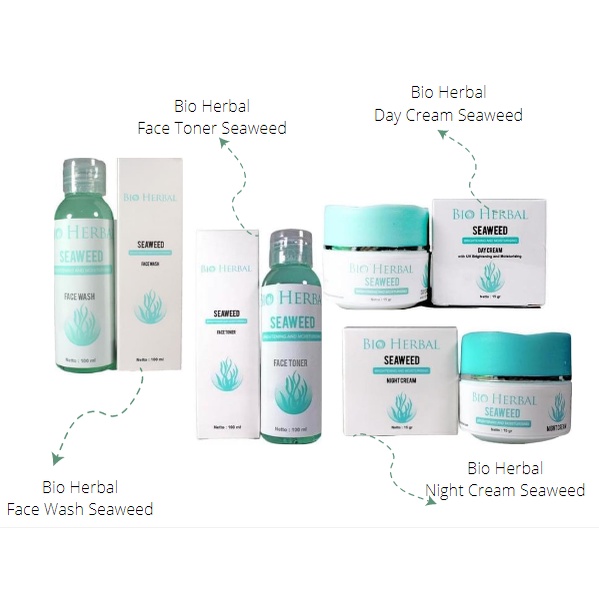 KINDSTORE❤ | PAKET LENGKAP BIO HERBAL SEAWEED SERIES