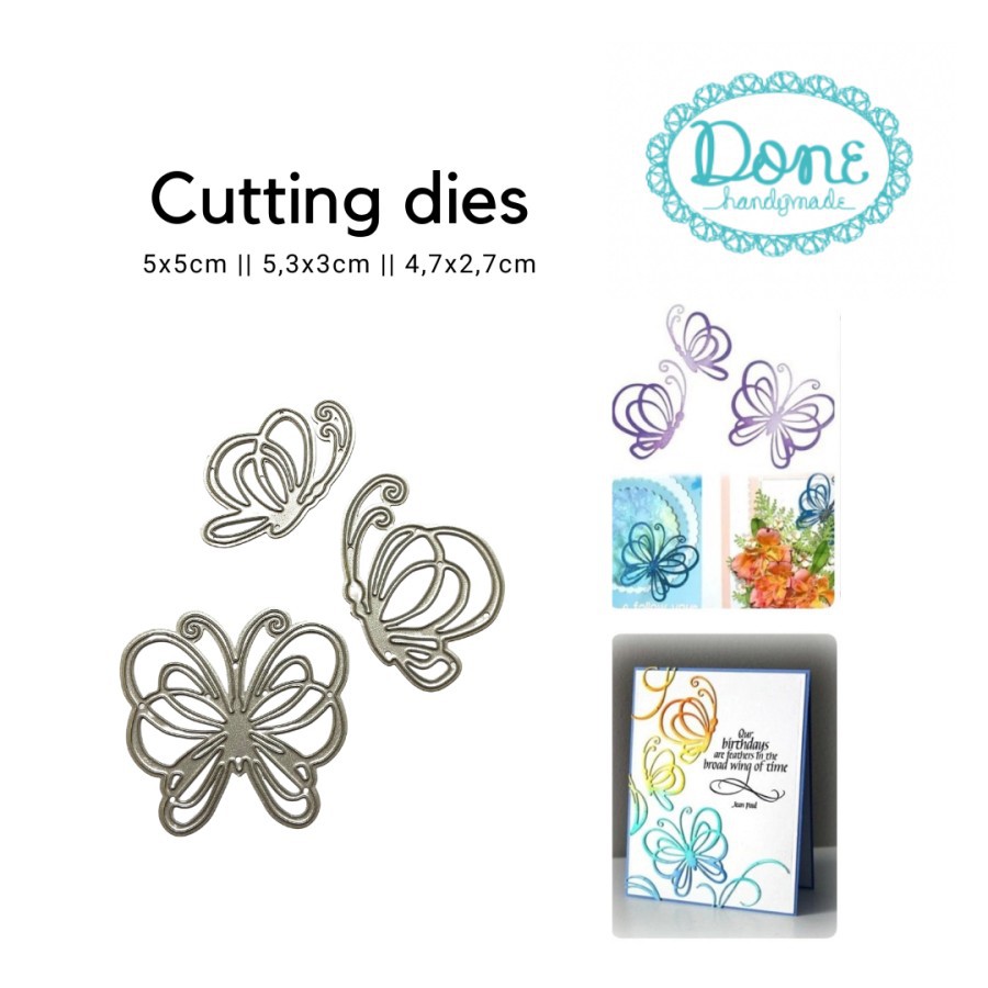 Dies cutting dies butterfly kupu kupu cutting scrapbooking - DHPATTERN