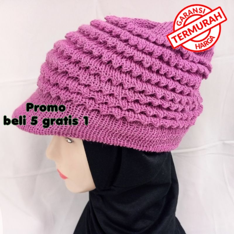 CIPUT RAJUT EMAK IJAH / CIPUT NENEK KUPLUK RAJUT TOPI NANAS