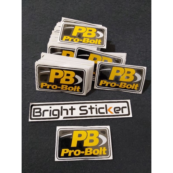 STICKER PB PRO-BOLT PROBOLT CUTTING