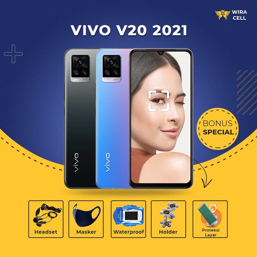 Vivo V 21 8gb 128gb Nfc Smartphone Garansi Resmi Gratis Aksessoris Hp Shopee Indonesia