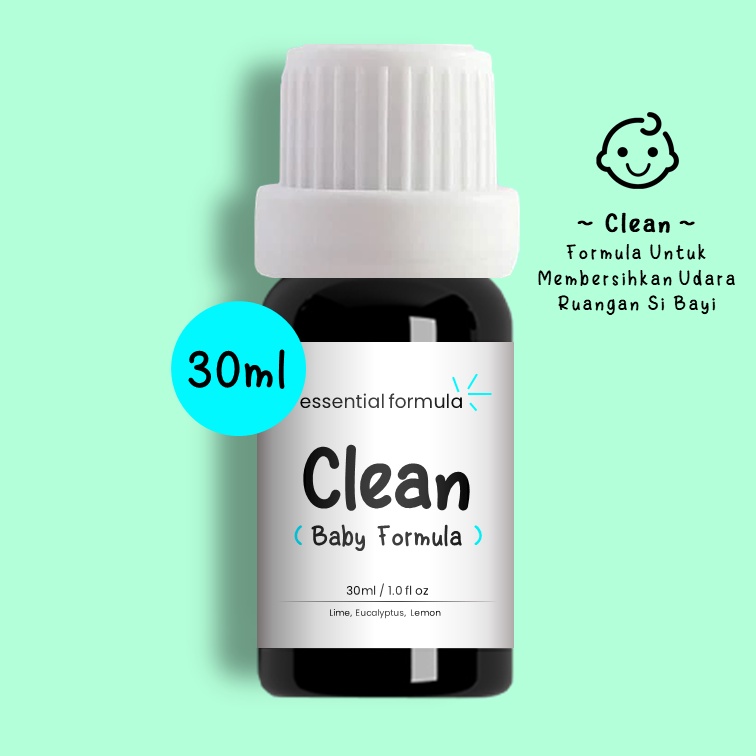 30ml Clean Essential Oil Blend Pembersih Udara Ruangan Bayi