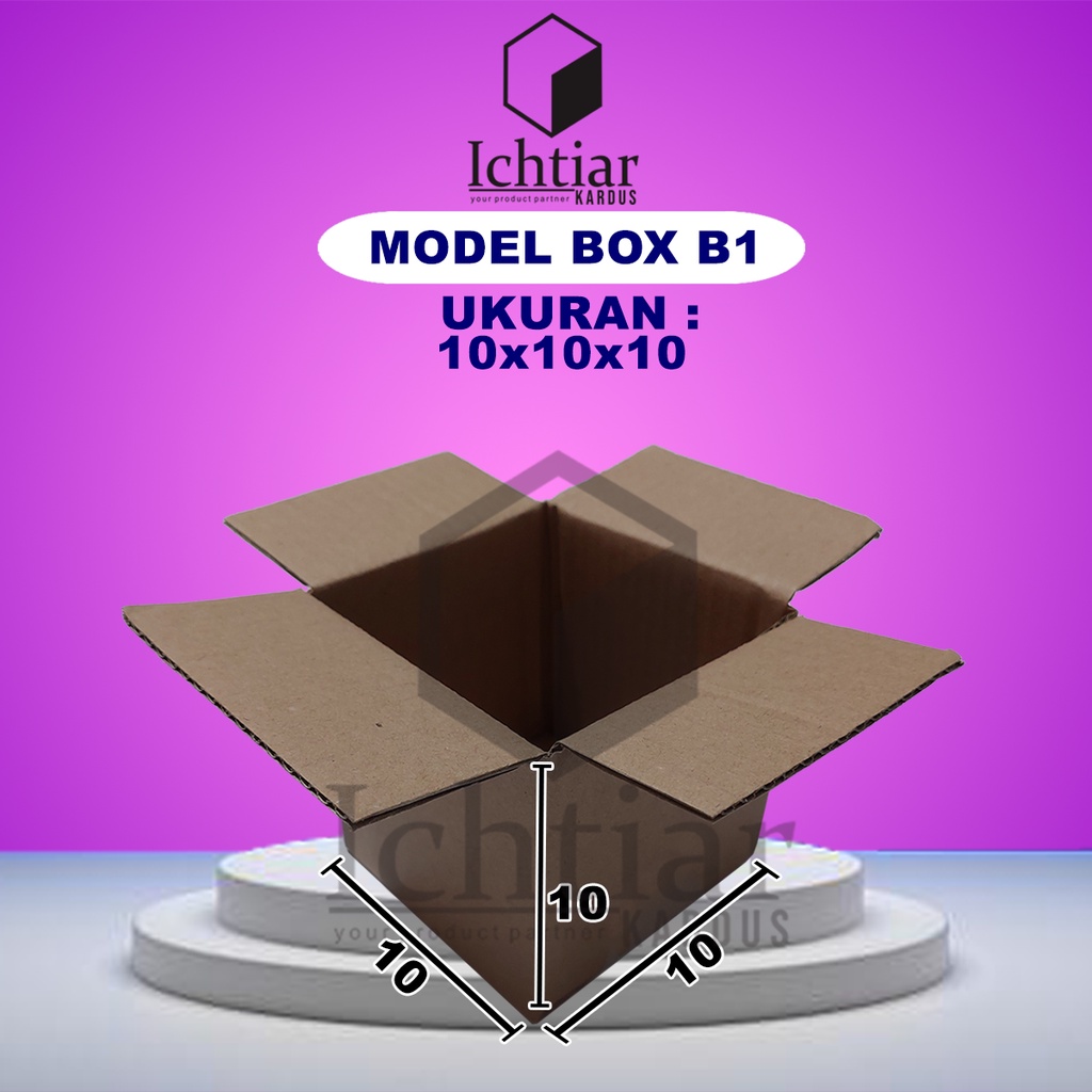 

Karton / Kardus / Box Packing Ukuran 10x10x10 Cm
