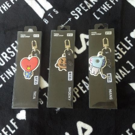 [READY] BTS BT21 OFFICIAL TRAVEL WRIST STRAP TATA MANG V JHOPE