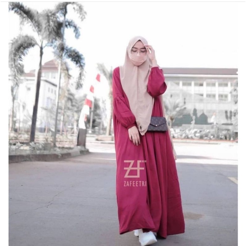 zafeetri dress polos (dress saja)