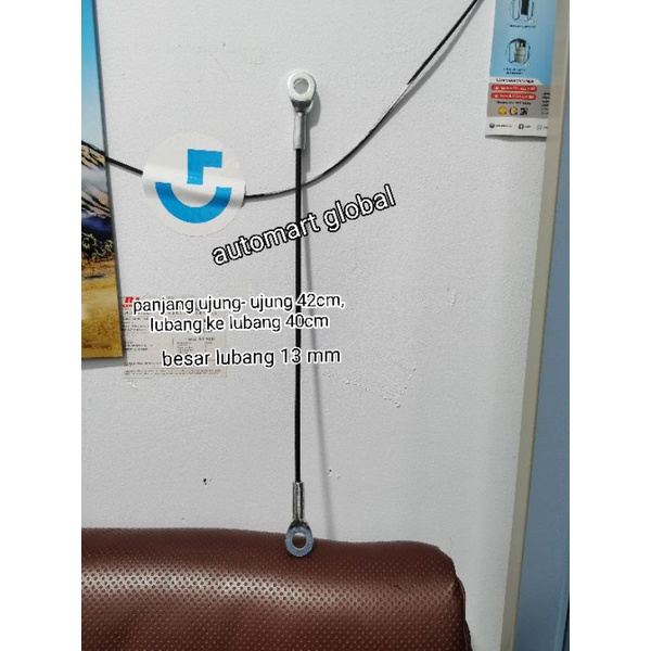 kawat sling gantungan pintu bak belakang triton 42cm