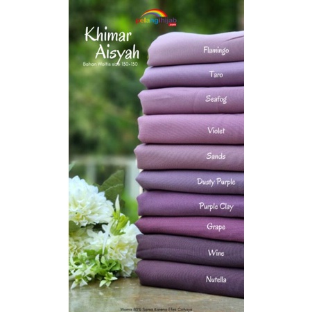 Khimar Segi Empat/ Khimar syar'i/ Khimar Aisyah