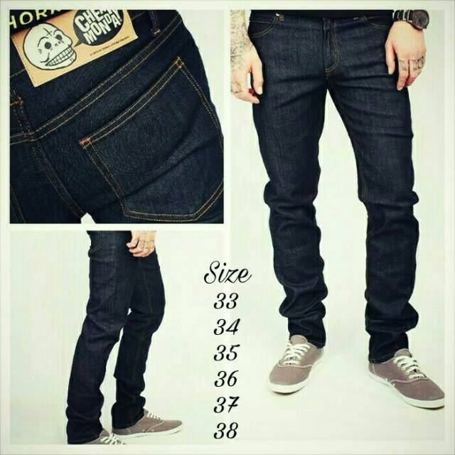 Celana Jeans Panjang Pria Garment Skinny Slim Fit Levi's Jeans Cowok Size 27-38 NR_Outfit Official