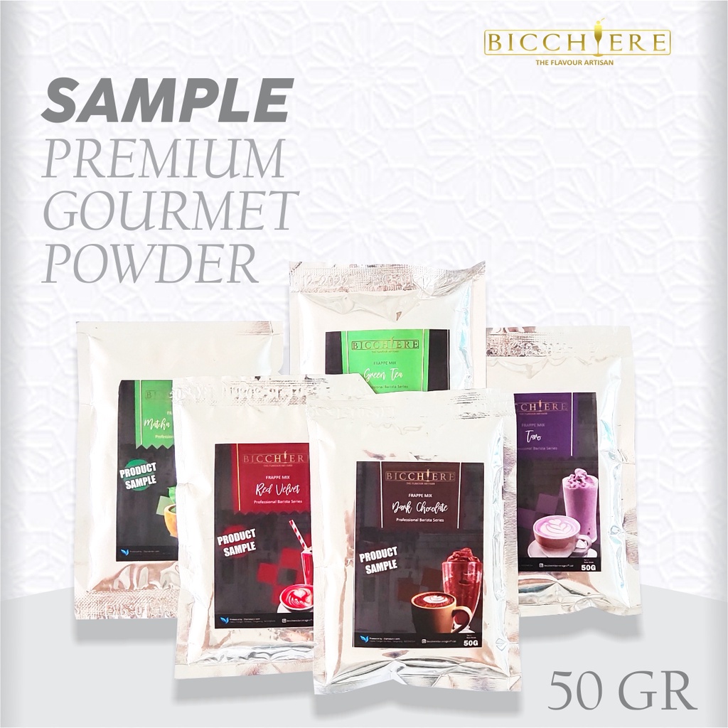 

Bubuk Sample Minuman - Bicchiere Premium All Variant 50 g