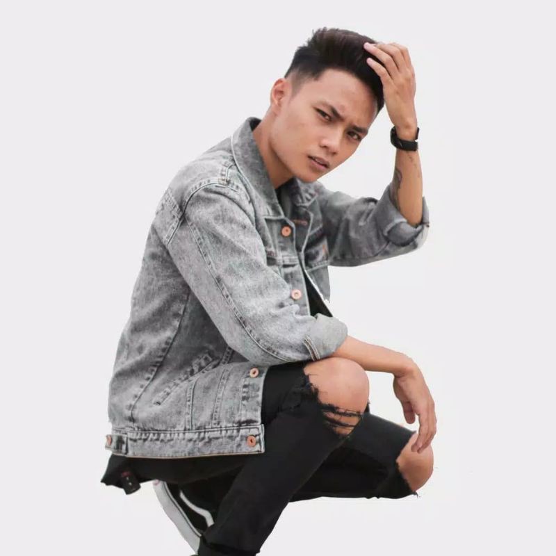 CUCI GUDANG jaket jeans original jaket jeans pria kualitas premium