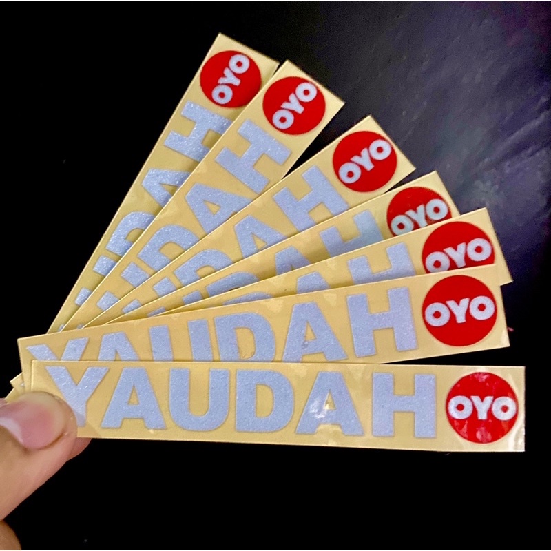 Sticker Stiker Cutting Motor Yaudah Oyo