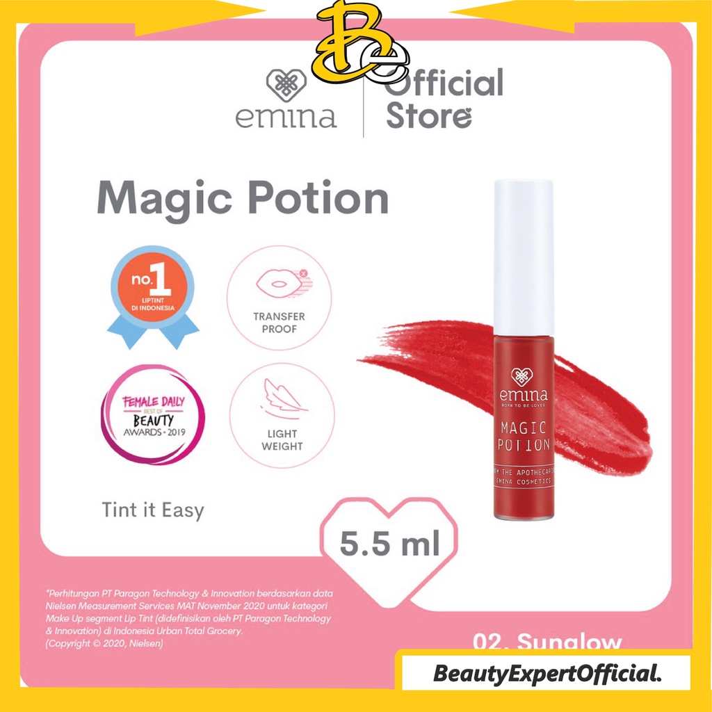 ⭐️ Beauty Expert ⭐️ Emina Magic Potion 5.5 ml - Lip Tint