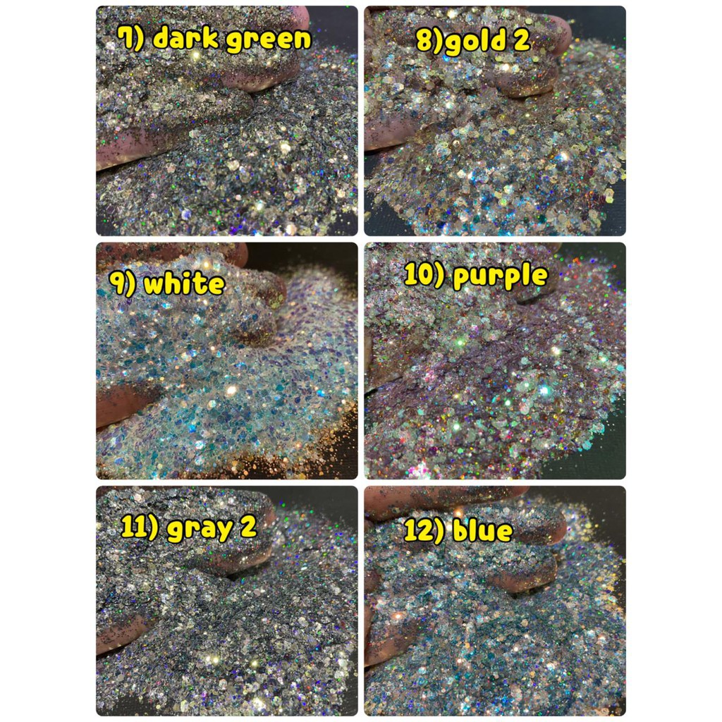 crystal hexagon glitter hexagon kristal non toxic glitter