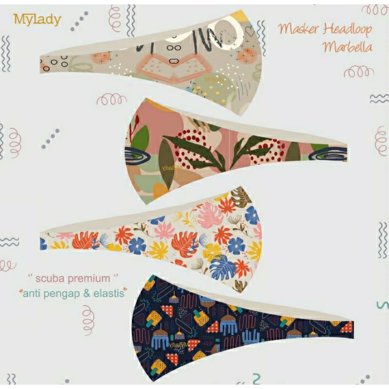 MASKER HIJAB MYLADY HEADLOOP
